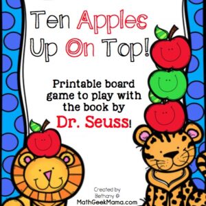Ten Apples Up On Top Printable Game