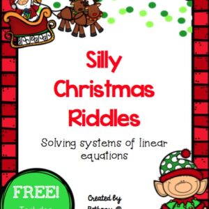Christmas Riddles: Systems of Equations