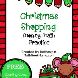 Christmas Shopping: Money Math Practice