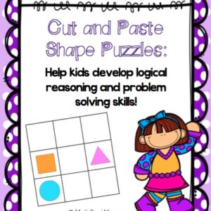 Cut and Paste Shape Puzzles
