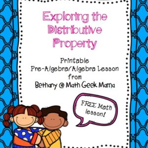 Distributive Property {Free Lesson}