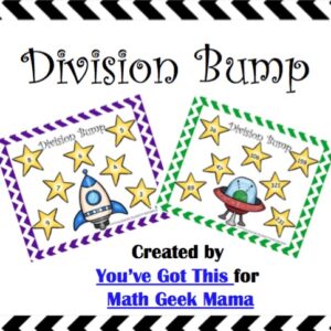 Long Division BUMP Games {FREE}
