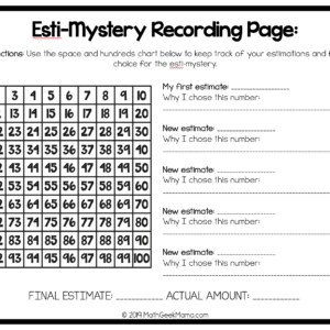 Esti-Mystery Recording Pages