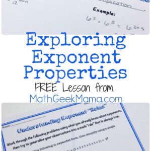 Exponent Properties Lesson