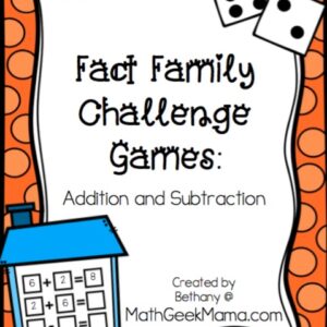 Addition & Subtraction Families Game Set