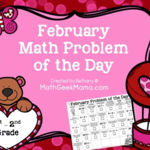 February Problem of the Day Calendar