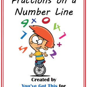 Fraction Clip Cards: Using Number Lines
