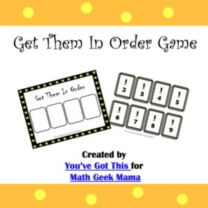 Get Them in Order Fraction Game