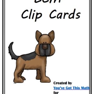 Least Common Multiple Clip Cards