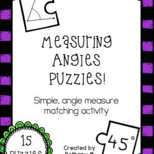 Angle Measure Puzzle Set