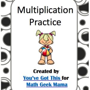 Low Prep Multiplication Facts Review Pages