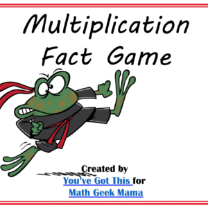 Four in a Row: Multiplication Game for Kids