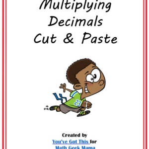 Multiplying Decimals Practice Pages