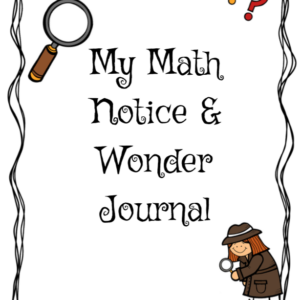 Notice and Wonder Journal for Kids