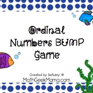 Ordinal Numbers BUMP Game