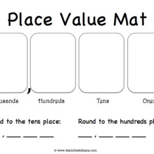 Simple Place Value Game {Comparing Large Numbers}