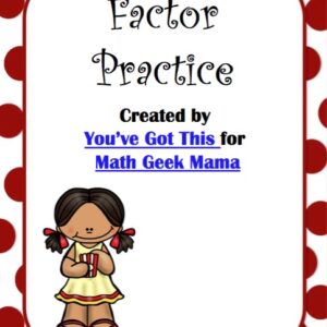 Popcorn Factoring Activity