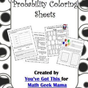 Low Prep Probability Coloring Pages
