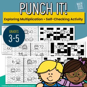 Punch It! Cards: Multiplication