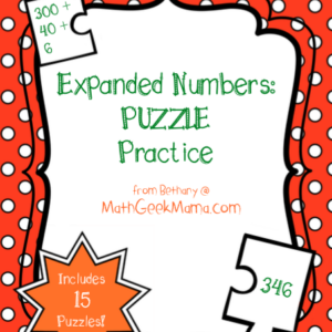 Expanded Number Puzzles