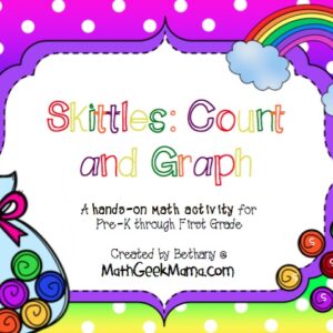 Skittles Count and Graph Printable Pack