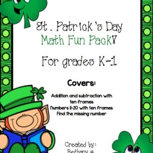 St. Patricks Day Math Practice Pages {K-1}