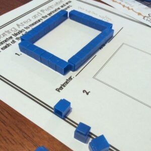Measuring Perimeter and Area {Hands On Lesson}
