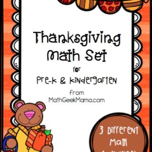 Thanksgiving Math Activities (PreK-K)