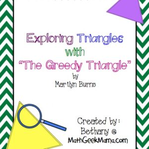 "The Greedy Triangle" Activity Pack {Geometry}