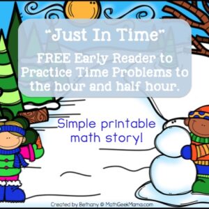 "Just in Time" Printable Math Reader