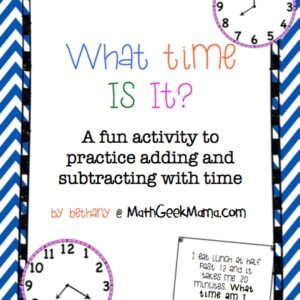 "What Time is It?" {Time Matching Game}