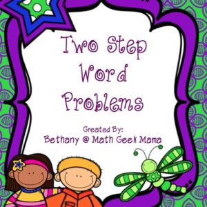Two Step Word Problems