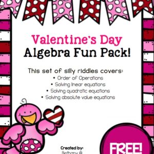 Valentine's Day Algebra Practice