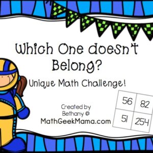 Which Number Doesn't Belong?