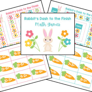 Rabbit's Dash: Addition & Subtraction Games