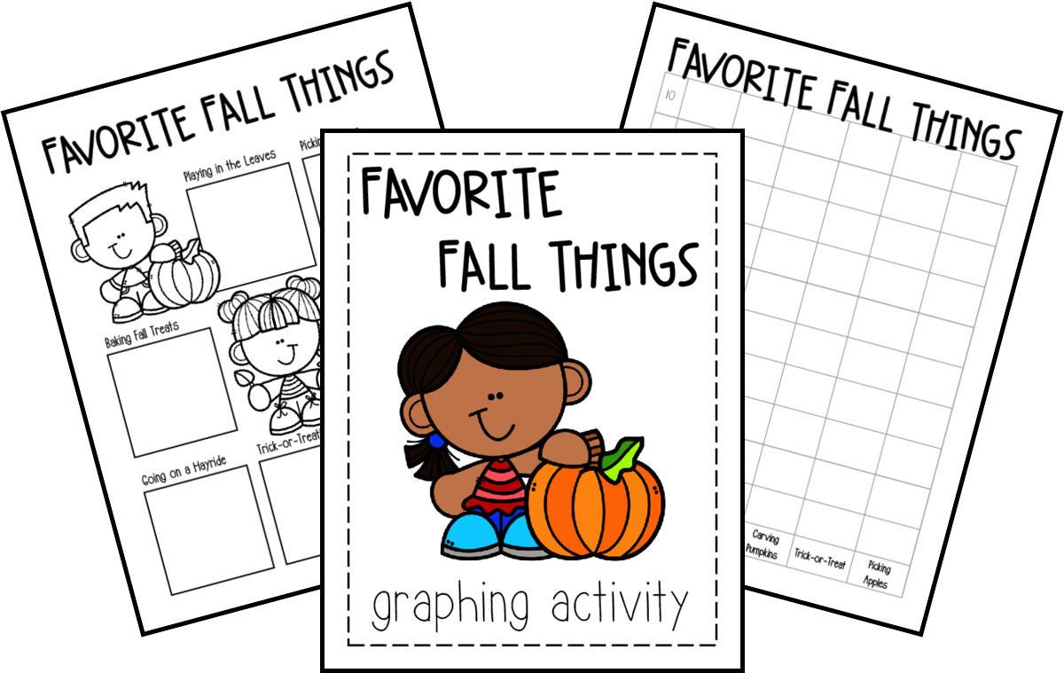 Fall Tally & Graph Math Activity