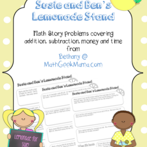 Lemonade Stand Story Problems