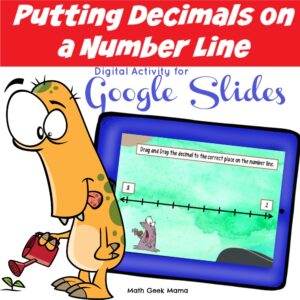 Decimals on a Number Line: Interactive, Digital Activity