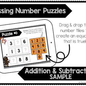 Missing Number Puzzles: DIGITAL Sample Set