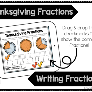 Thanksgiving Pies Fraction Activities