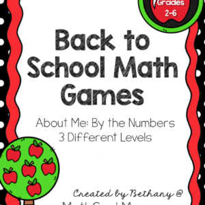 About Me: By the Numbers | Grades 2-6