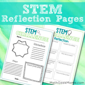 STEM Reflection Pages