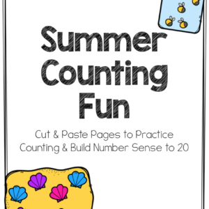 Summer Counting Cut & Paste Pages
