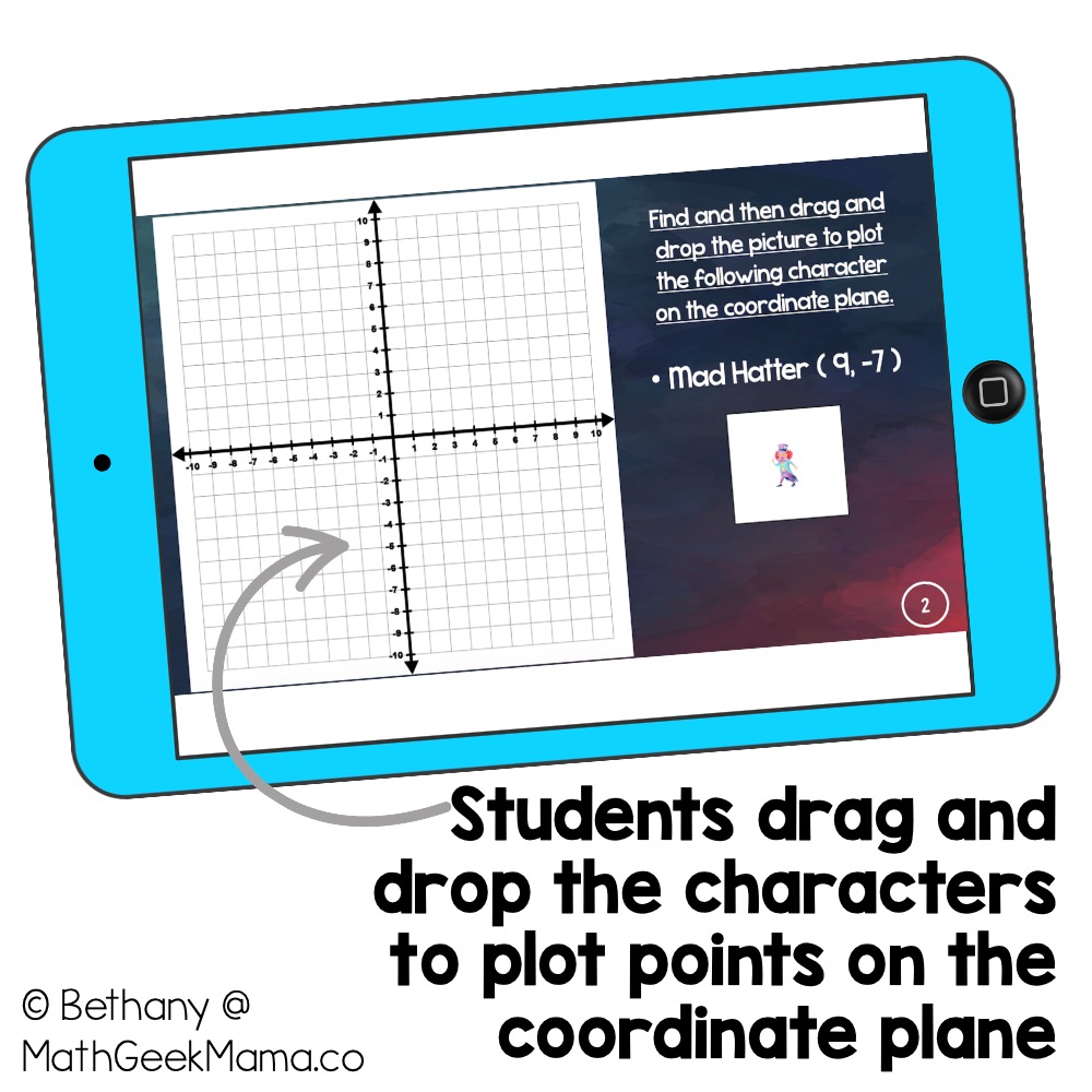 Distance on the Coordinate Plane - Plot Points - Find Distance - Grade 6 DIGITAL - Image 2