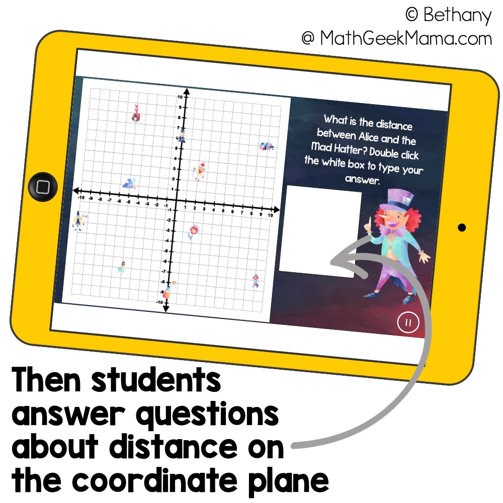 Distance on the Coordinate Plane - Plot Points - Find Distance - Grade 6 DIGITAL - Image 3