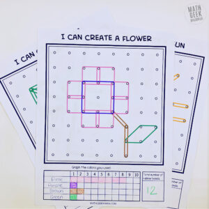 Earth Day Math: Geoboard Activity Pages